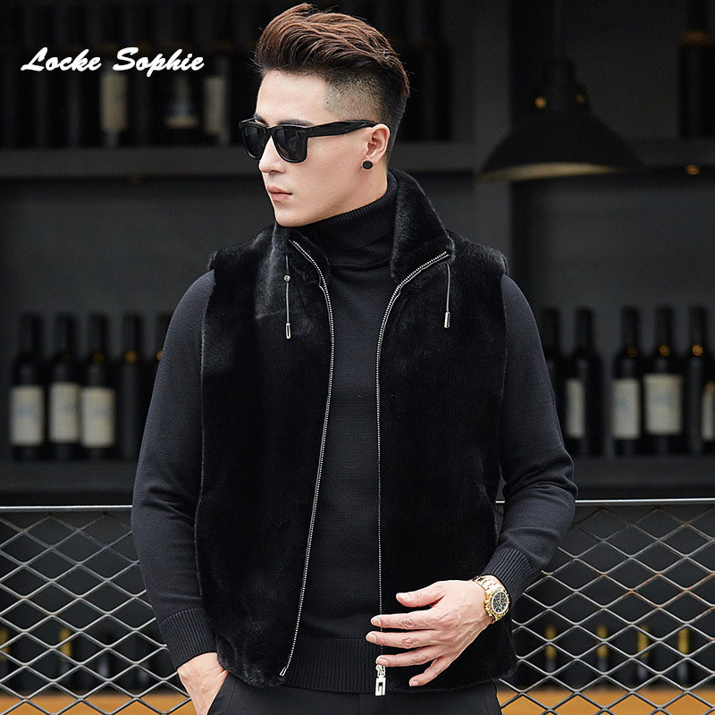 1pcs Men's plus size Vest jacket coats 2018 Winter Imitated mink hair zipper waistcoat men Skinny Keep warm jackets wool coats, Black
1pcs Men's plus size Vest jacket coats 2018 Winter Imitated mink hair zipper waistcoat men Skinny Keep warm jackets wool coats, Black