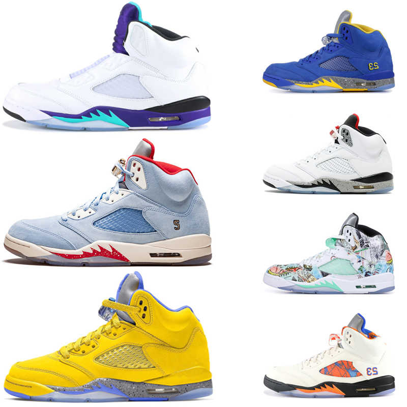 Designer 5 5s Men Basketball Shoes yellow white cement Olympic Gold Space Jam Fab 5 SP Michigan Mens Trainers Sports Fashion Athletic shoes
Designer 5 5s Men Basketball Shoes yellow white cement Olympic Gold Space Jam Fab 5 SP Michigan Mens Trainers Sports Fashion Athletic shoes