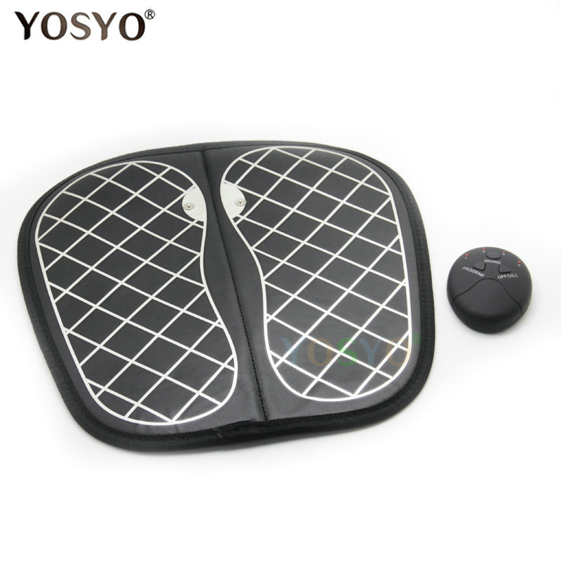 Foot Massager EMS Trainer ABS Physiotherapy Revitalizing Pedicure Tens Foot Vibrator Wireless Feet Muscle Stimulator Unisex LY191203
