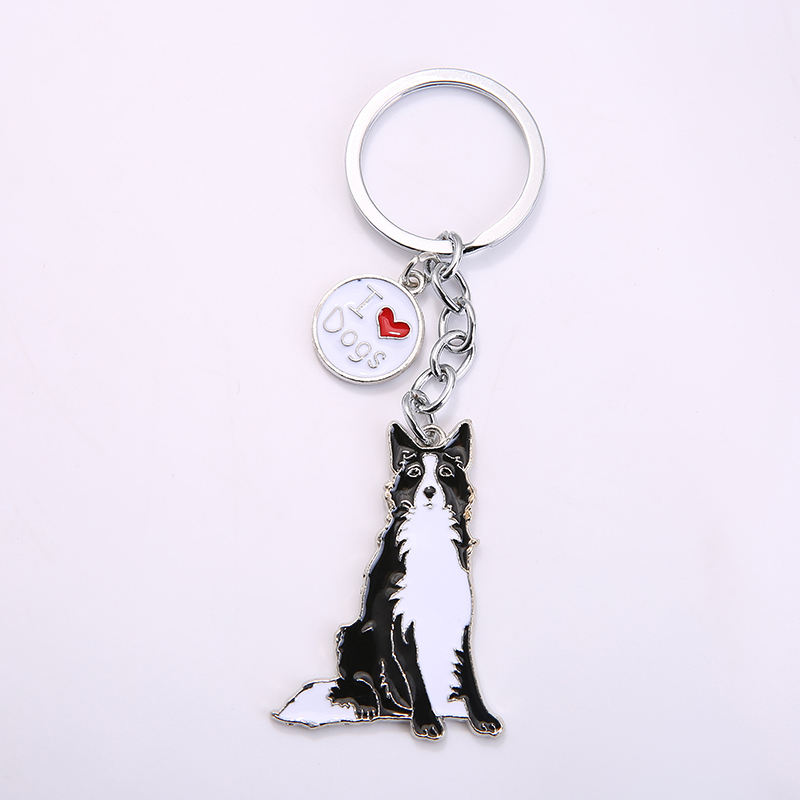 Keychain Border collie keychains Animal key ring pet dogs Tag key Keychain Jewelry men gift Metal car Ring best friend gifts
Keychain Border collie keychains Animal key ring pet dogs Tag key Keychain Jewelry men gift Metal car Ring best friend gifts