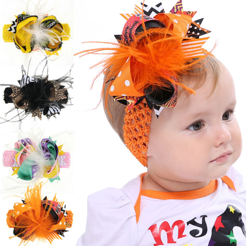 Hot selling Children Halloween Feather Bows Flowers Headbands knit hair clip Kids Baby Girls Crochet Head band Barrettes Hair Accessories, Mixed
Hot selling Children Halloween Feather Bows Flowers Headbands knit hair clip Kids Baby Girls Crochet Head band Barrettes Hair Accessories, Mixed
