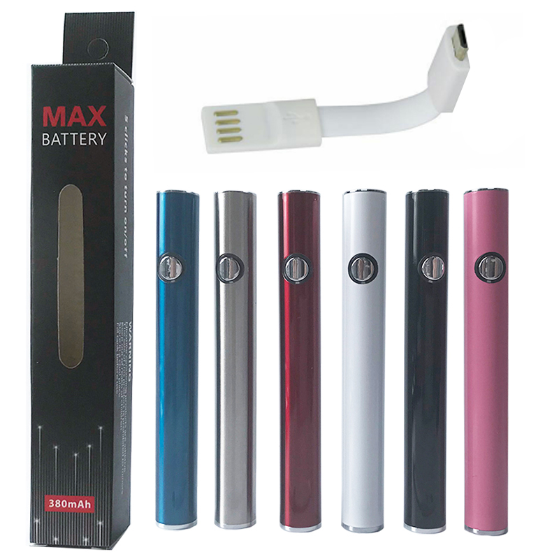 380mAh Amigo Max Preheat Preheating Battery VV Variable Voltage Bottom Charger with USB 510 Thread Battery Batteries For Vape Pen Cartridges
380mAh Amigo Max Preheat Preheating Battery VV Variable Voltage Bottom Charger with USB 510 Thread Battery Batteries For Vape Pen Cartridges