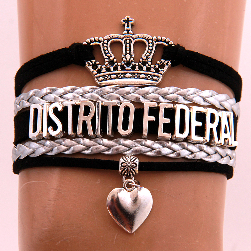Infinity Love Distrito Bracelet Bangles Heart Charm Braided Leather Bracelets Jewelry For Women Men Drop Shipping
Infinity Love Distrito Bracelet Bangles Heart Charm Braided Leather Bracelets Jewelry For Women Men Drop Shipping