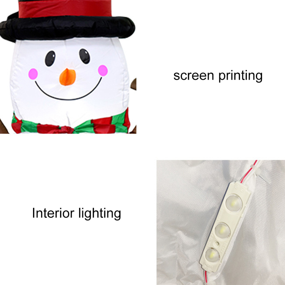 Christmas inflatable props LED lights Inflatable Snowman Hat LED Yard Art Decoration Yard Garden christmas toys for children