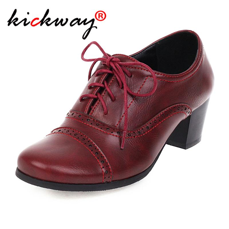 2020 Retro Brogue Shoes Women High Heels PU Leather Round Toe Top Quality Lady Oxford Shoes Woman Handmade British Cut out Style, Black
2020 Retro Brogue Shoes Women High Heels PU Leather Round Toe Top Quality Lady Oxford Shoes Woman Handmade British Cut out Style, Black