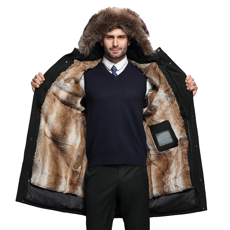 Superior Quality Send Overcome Winter Long Green Mink Inner Tank Nick Serve Men's Wear Leather And Fur Down Jacket Coat Black, G1912 black 
Superior Quality Send Overcome Winter Long Green Mink Inner Tank Nick Serve Men's Wear Leather And Fur Down Jacket Coat Black, G1912 black
