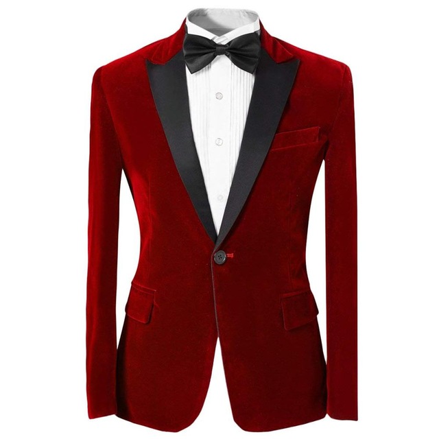 High Quality Men Suit Jacket With Black Peaked Lapel One Button Slim Fit Blazer For Tuxedo Dinner Suit Custom Made, Red
High Quality Men Suit Jacket With Black Peaked Lapel One Button Slim Fit Blazer For Tuxedo Dinner Suit Custom Made, Red