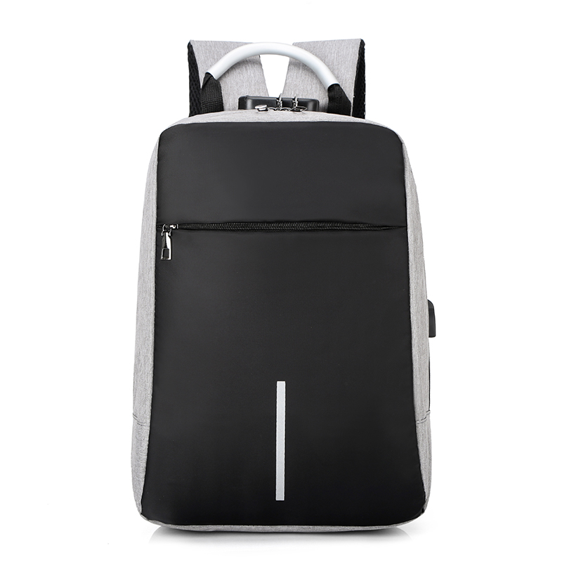 Backpack multi-function Oxford cloth business backpack men and women password lock anti-theft USB interface computer bag student bag, Black
Backpack multi-function Oxford cloth business backpack men and women password lock anti-theft USB interface computer bag student bag, Black