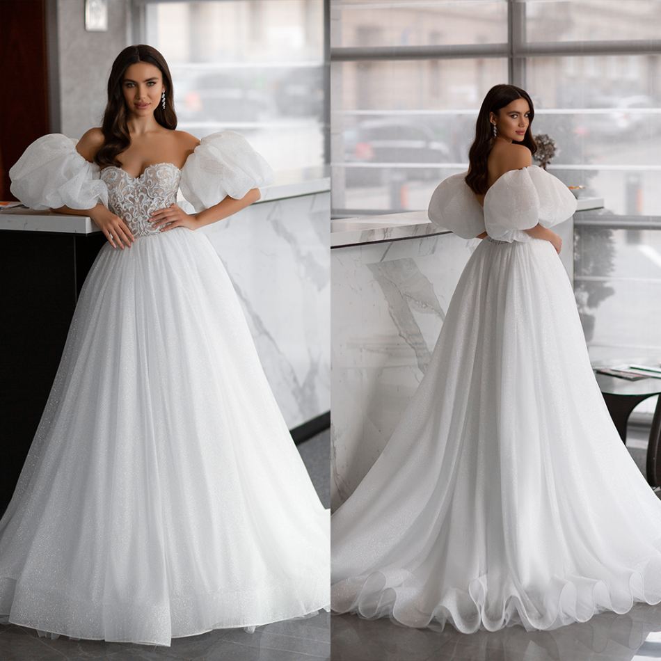 Oksana Mukha 2021 Wedding Dresses Sweetheart Backless Sweep Train Bridal Gowns Custom Made Lace Appliques A Line Wedding Dress, Same as image
Oksana Mukha 2021 Wedding Dresses Sweetheart Backless Sweep Train Bridal Gowns Custom Made Lace Appliques A Line Wedding Dress, Same as image