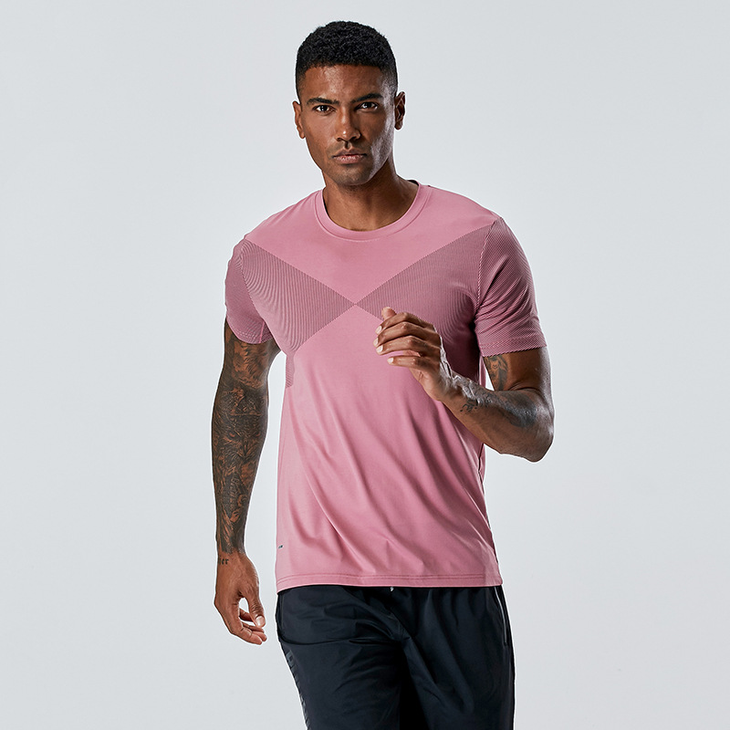 Free Shipping Men Sports Short-Sleeved T-shirt Men's Training Clothes Breathable Fitness Clothes Sports Shirt Mens Shirts, Blue
Free Shipping Men Sports Short-Sleeved T-shirt Men's Training Clothes Breathable Fitness Clothes Sports Shirt Mens Shirts, Blue