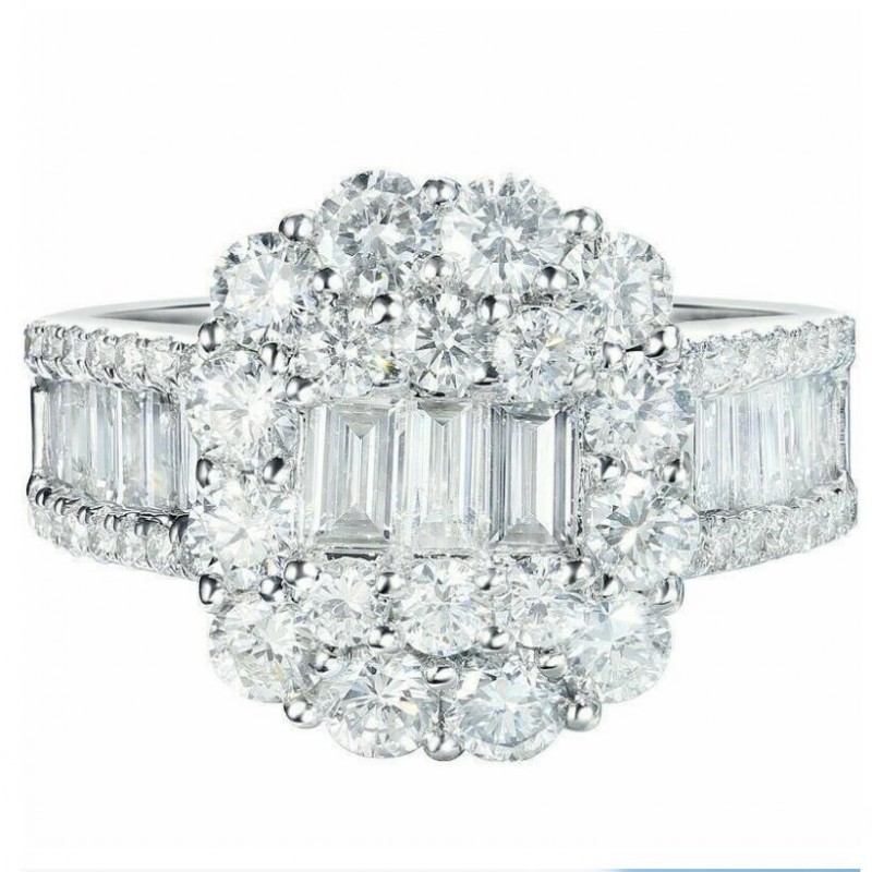 Victoria Wieck Top Selling Luxury Jewelry 925 Sterling Silver Princess Cut White Topaz CZ Diamond Gemstones Women Wedding Band Ring Gift