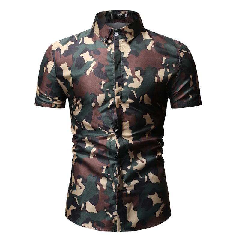 Camouflage Shirts Mens Summer Shirts Blouse Short Sleeve Shirts Casual Slim Fit Tops 2019 New Fashion M L XL 3XL, Army green
Camouflage Shirts Mens Summer Shirts Blouse Short Sleeve Shirts Casual Slim Fit Tops 2019 New Fashion M L XL 3XL, Army green