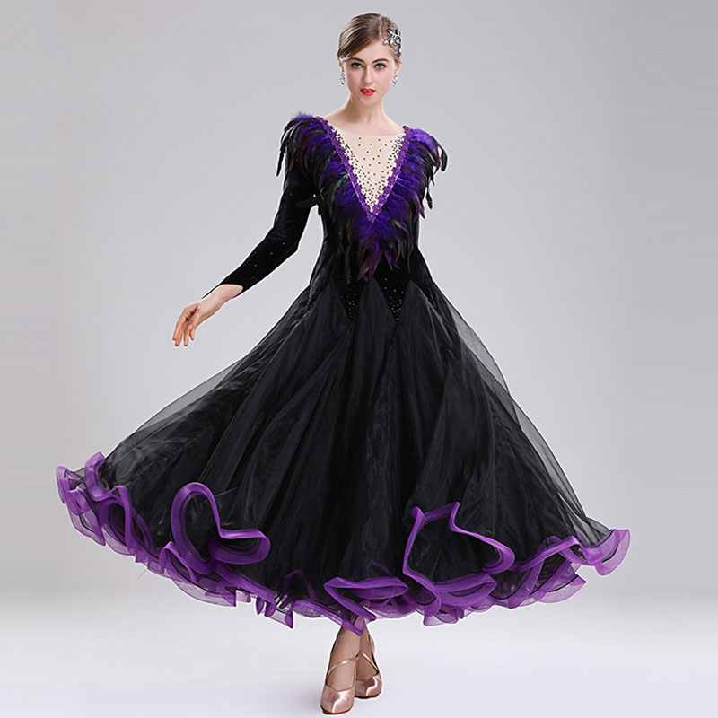 New Ballroom Competition Dance Dress Women Tango modern Waltz Dancing costumes Adult High Quality Ballroom Dance Dresses, Purple
New Ballroom Competition Dance Dress Women Tango modern Waltz Dancing costumes Adult High Quality Ballroom Dance Dresses, Purple