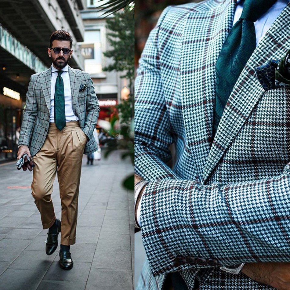 Green Mens Suit Damier Check Customized Groom Suit Leisure Suit High Quality Costumes De Mariage Pour Hommes, Ivory
Green Mens Suit Damier Check Customized Groom Suit Leisure Suit High Quality Costumes De Mariage Pour Hommes, Ivory