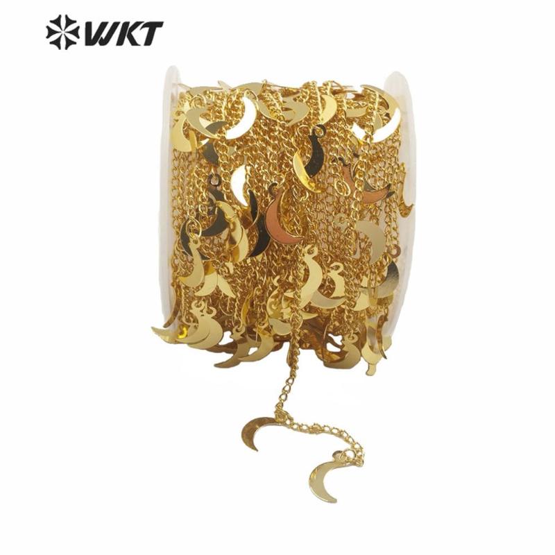Chains WT-BC139 10 Meter Brass Necklace With Crescent Pendants For Jewelry Making Diy Supplies Handmade Accessories
Chains WT-BC139 10 Meter Brass Necklace With Crescent Pendants For Jewelry Making Diy Supplies Handmade Accessories