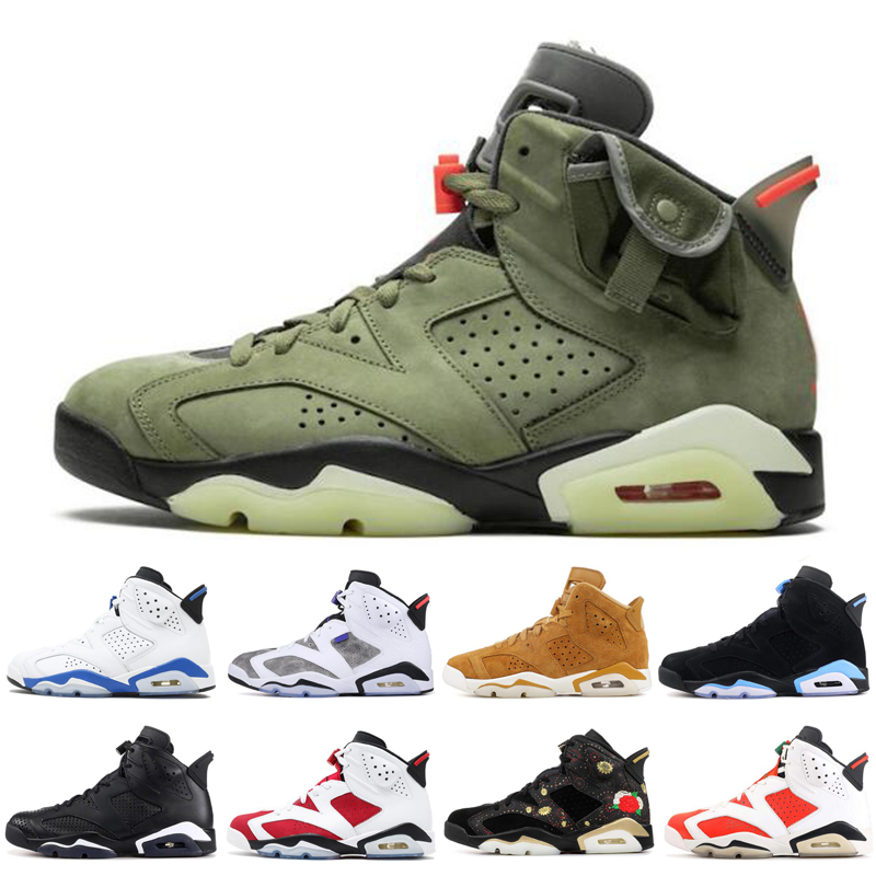 Newest 6 6s Men Basketball Shoes black cat CNY UNC sports blue New Bred Mens fashion Sneakers Trainers Sports shoes 7-13
Newest 6 6s Men Basketball Shoes black cat CNY UNC sports blue New Bred Mens fashion Sneakers Trainers Sports shoes 7-13