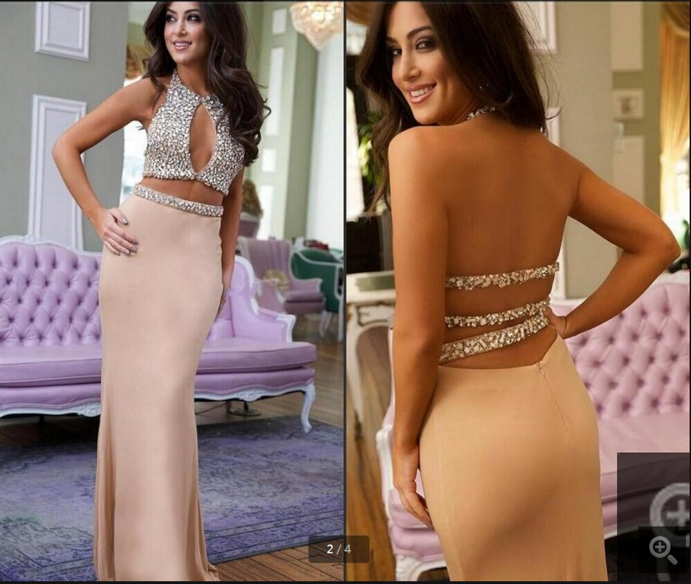 Two Pieces Beading crystals Backless sexy Sparkling Prom Dresses 2019 Keyhole Neck sheath Rhinestones Pageant evening party dress prom Gowns, Lilac
Two Pieces Beading crystals Backless sexy Sparkling Prom Dresses 2019 Keyhole Neck sheath Rhinestones Pageant evening party dress prom Gowns, Lilac