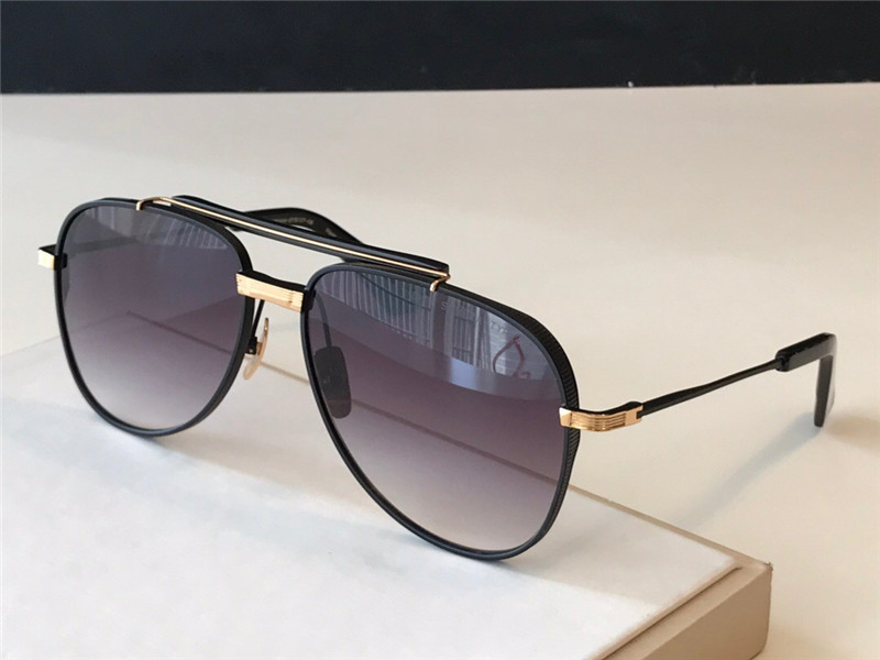 Metal Gold Black Pilot Sunglasses Black Grey Shaded Lenses UV protection Sonnenbrille fashion sunglasses for Mens New with box
Metal Gold Black Pilot Sunglasses Black Grey Shaded Lenses UV protection Sonnenbrille fashion sunglasses for Mens New with box