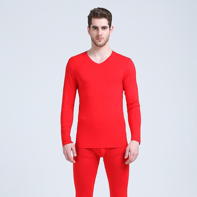 New 2020 long Johns men's thermal underwear v-neck stretch shaping XL-6XL size