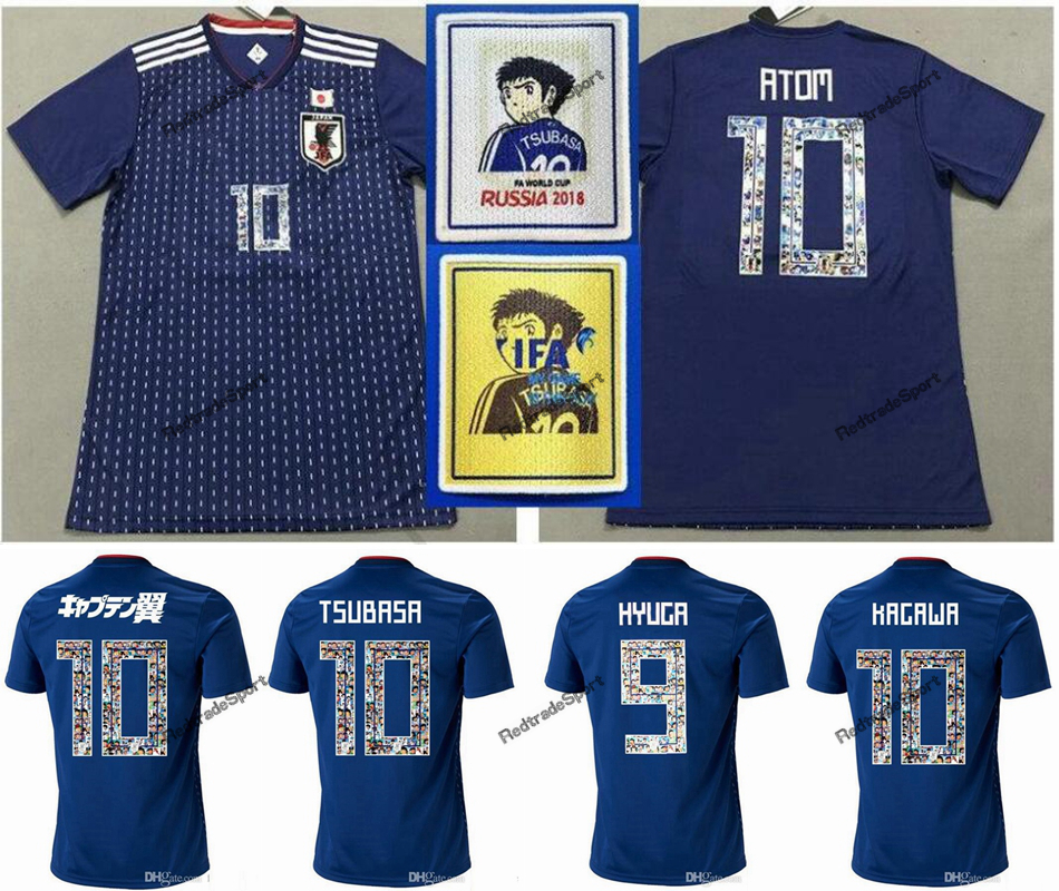 Cartoon Number 2018 World Cup Japan Soccer Jersey Captain TSUBASA 10 OLIVER ATOM KAGAWA ENDO 9 HYUGA NAGATOMO KAMAMOTO Custom Name, Blue 9 custom name
Cartoon Number 2018 World Cup Japan Soccer Jersey Captain TSUBASA 10 OLIVER ATOM KAGAWA ENDO 9 HYUGA NAGATOMO KAMAMOTO Custom Name, Blue 9 custom name