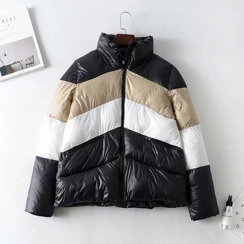Large Size Women' Clothes Winter Overcoat Warm Padded Cotton Coat Patchwork Parka Women Down Jacket Winter Outerwear, As pictuer
Large Size Women' Clothes Winter Overcoat Warm Padded Cotton Coat Patchwork Parka Women Down Jacket Winter Outerwear, As pictuer
