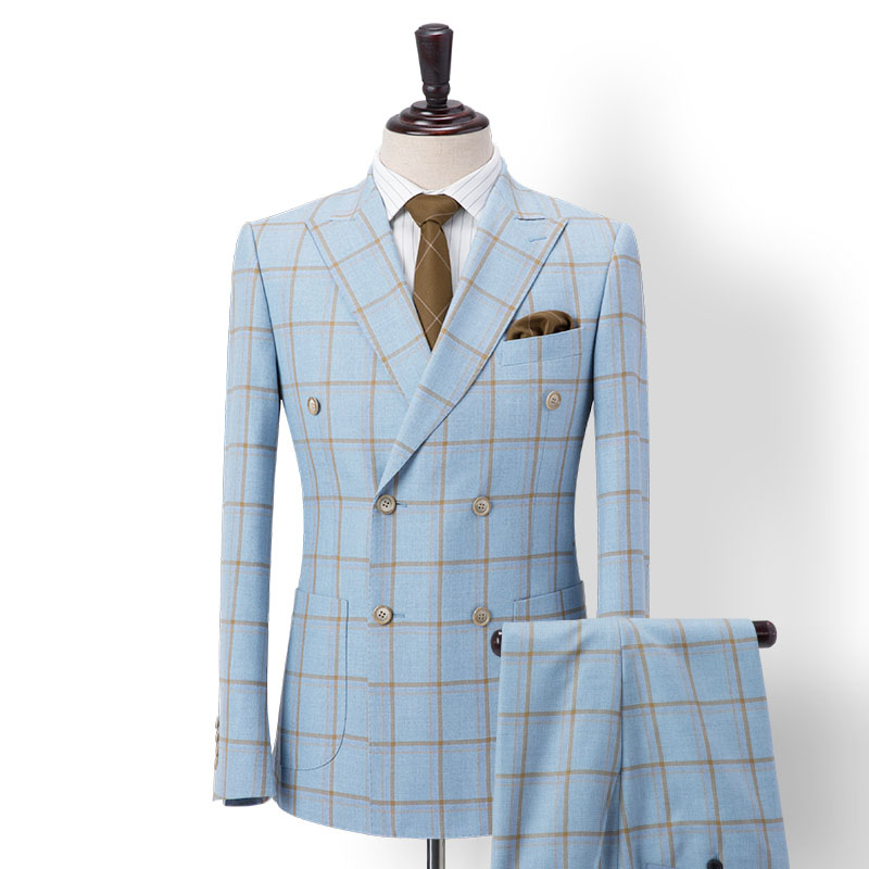 New Arrival Two Pieces Suits Men Fashion Blazer Dinner Party Formal Groomsmen Wear Wedding Tuxedos Custom Made(Jacket+Pants)