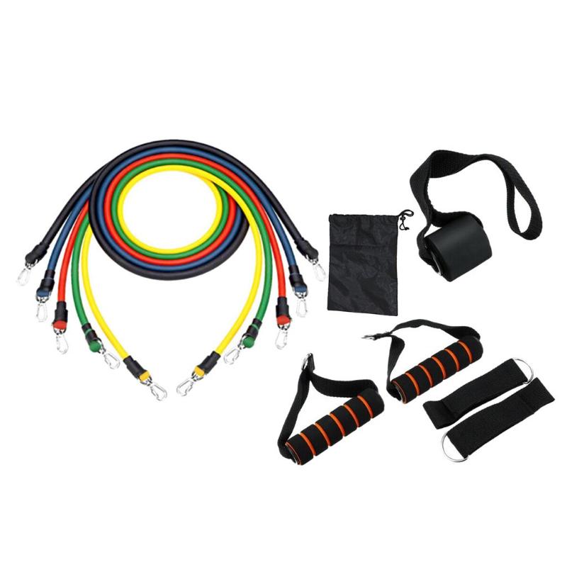 Fitness Equipment 11pcs Resistance Bands Set Natural Rubber Latex Fitness Gym Exercise Elastic Pull String Resistance Bands D7
Fitness Equipment 11pcs Resistance Bands Set Natural Rubber Latex Fitness Gym Exercise Elastic Pull String Resistance Bands D7