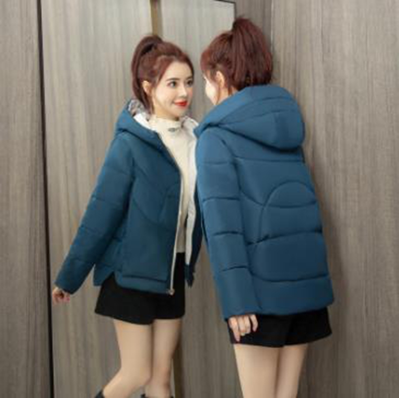 Wholesale fashion new women's short hooded winter loose down padded jacket, Rust red
Wholesale fashion new women's short hooded winter loose down padded jacket, Rust red