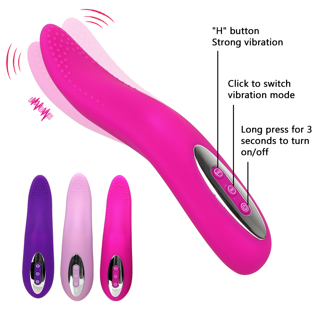 IKOKY Dildo Clitoris Stimulator Female Masturbation Oral Sex 12 Speed Tongue Vibrator G-spot Vagina Licking Sex Toys For Woman Y191220