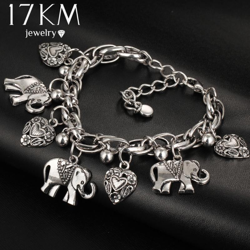 Vintage Jewelry Fashion Bracelet For Women Pendant Elephant leaf Pulseira Alloy Bohemian For Women Silver Color
Vintage Jewelry Fashion Bracelet For Women Pendant Elephant leaf Pulseira Alloy Bohemian For Women Silver Color