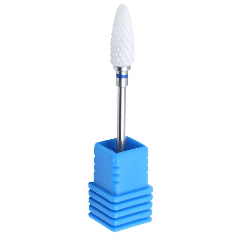White Ceramic Flame Bit for Hard Gel & Acrylic Nail Art Electric Manicure Drill,BT005-M
White Ceramic Flame Bit for Hard Gel & Acrylic Nail Art Electric Manicure Drill,BT005-M