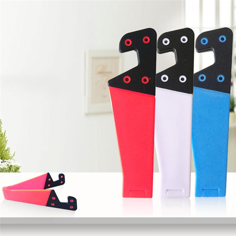 V Shaped Phone Holder for IPhone Samsung Huawei Desktop Foldable Cell Phone Mount Universal Tablet Stand Wholesale Free Shipping