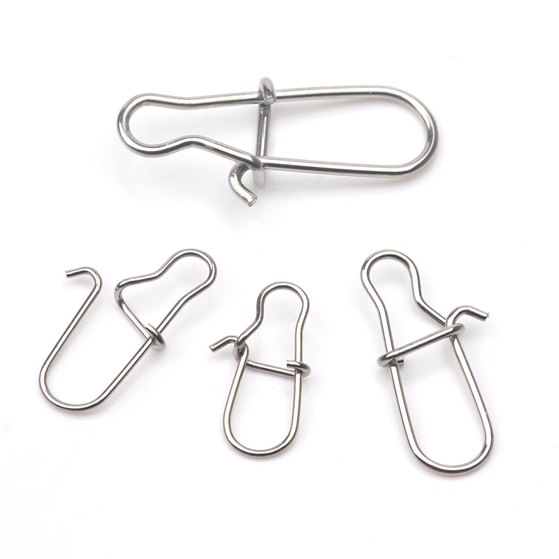 Rompin 100pcs 000-5# fishing nice hooked snap Pin 304 Stainless Steel Fishing Barrel Swivel Lure Connector Accessories Pesca от DHgate WW