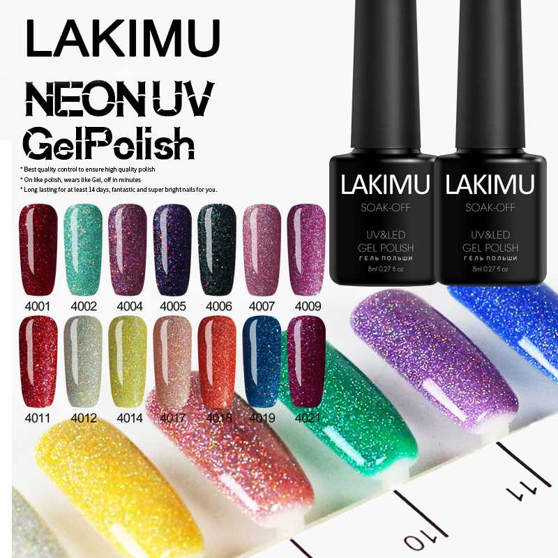 LAKIMU Glitter Neon Gel Nail Polish Shiny Grey Purple Colors Soak Off Long Lasting UV Gel Nail Art Paint Varnish Shinny, 62pink
LAKIMU Glitter Neon Gel Nail Polish Shiny Grey Purple Colors Soak Off Long Lasting UV Gel Nail Art Paint Varnish Shinny, 62pink
