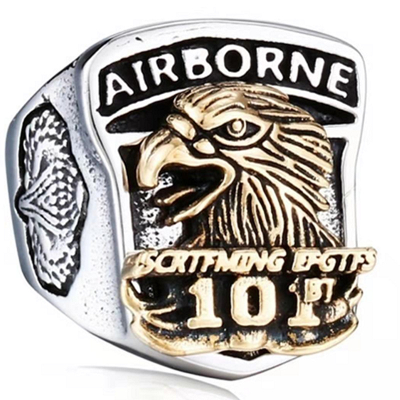 American Soldier Retro Personality Ring, Aggressive Eagle Head High Quality Electroplated Alloy Men's Ring
American Soldier Retro Personality Ring, Aggressive Eagle Head High Quality Electroplated Alloy Men's Ring