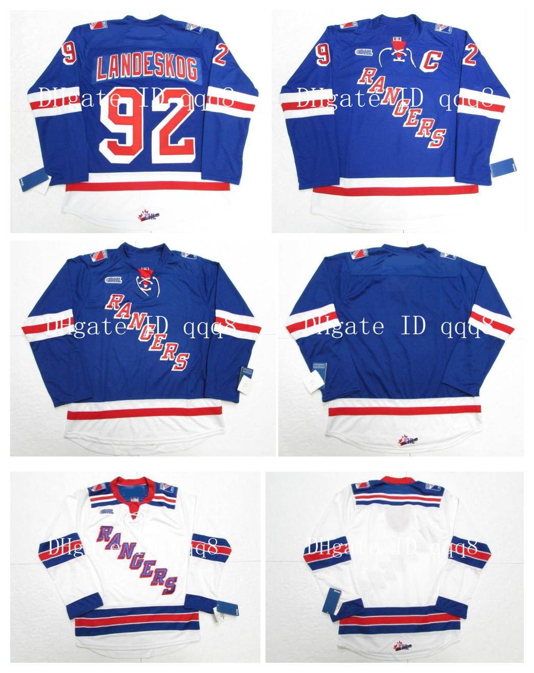OHL KITCHENER RANGERS Jerseys 92 GABRIEL LANDESKOG Blue White Custom Any Name Number 100% Stitching Custom Hockey Jerseys, As pic
OHL KITCHENER RANGERS Jerseys 92 GABRIEL LANDESKOG Blue White Custom Any Name Number 100% Stitching Custom Hockey Jerseys, As pic