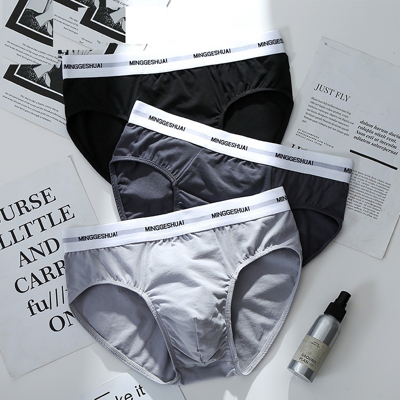 Fashion comfortable cotton male underwear sexy solid high quality men briefs, Beige
Fashion comfortable cotton male underwear sexy solid high quality men briefs, Beige