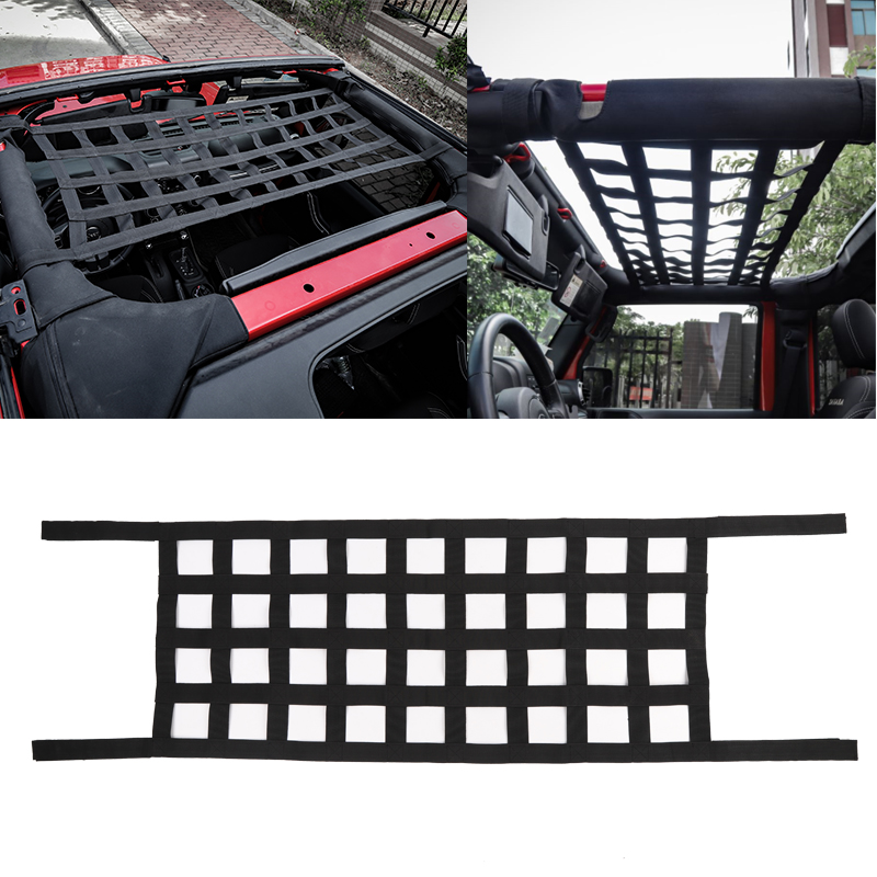 Car Multifunction Sunshade, Roof Trunk Mesh Sun For Jeep Wrangler JL Jk TJ 1997+ Car Exterior Accessories
