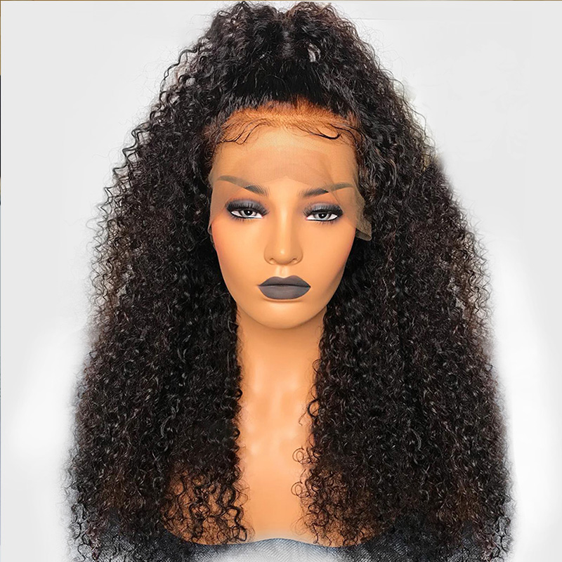 Ponytail 13X6 Deep Part Malaysian Lace Front Wig Pre Plucked Virgin Kinky Curly Human Hair Wigs With Baby Hair For Black Women 9A, #2
Ponytail 13X6 Deep Part Malaysian Lace Front Wig Pre Plucked Virgin Kinky Curly Human Hair Wigs With Baby Hair For Black Women 9A, #2