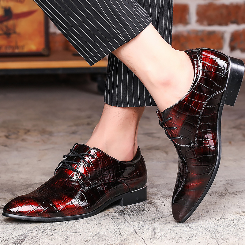Men formal shoes leather pointed toe footwear dress shoes for men lace-up PU plus size 45-48 dress shoes men, Black
Men formal shoes leather pointed toe footwear dress shoes for men lace-up PU plus size 45-48 dress shoes men, Black