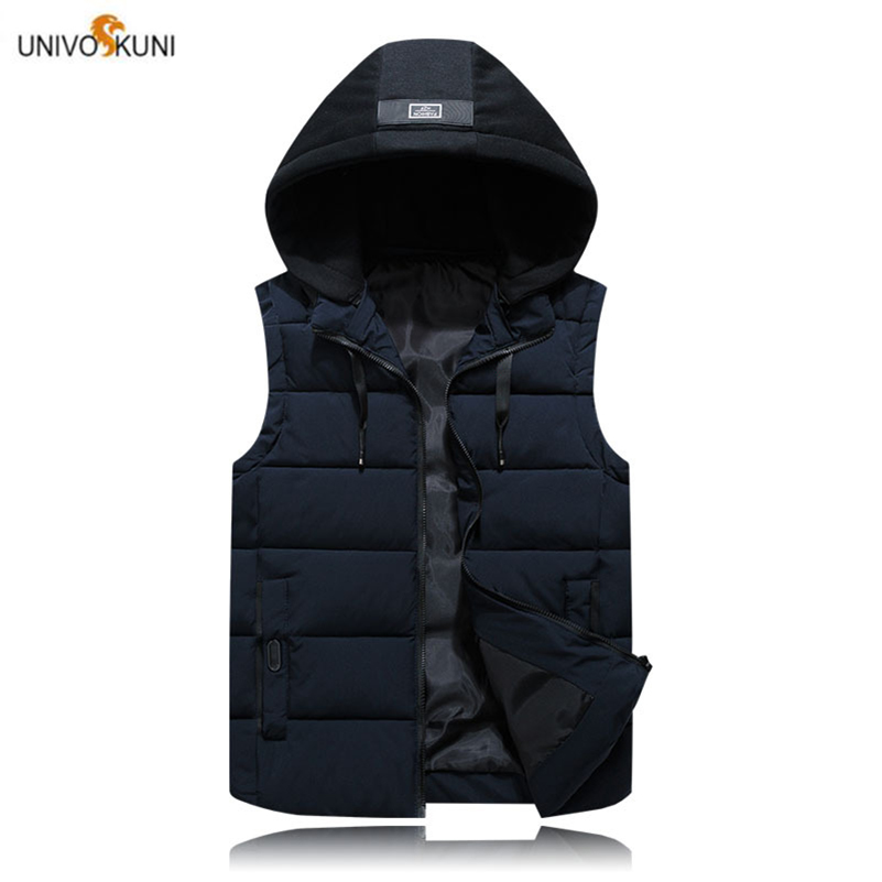 UNIVOS KUNI 2019 Men Woman Warm Couple Vest Autumn Winter Solid Color Hooded sleeveless Big Size 6XL Q6033, Gray
UNIVOS KUNI 2019 Men Woman Warm Couple Vest Autumn Winter Solid Color Hooded sleeveless Big Size 6XL Q6033, Gray