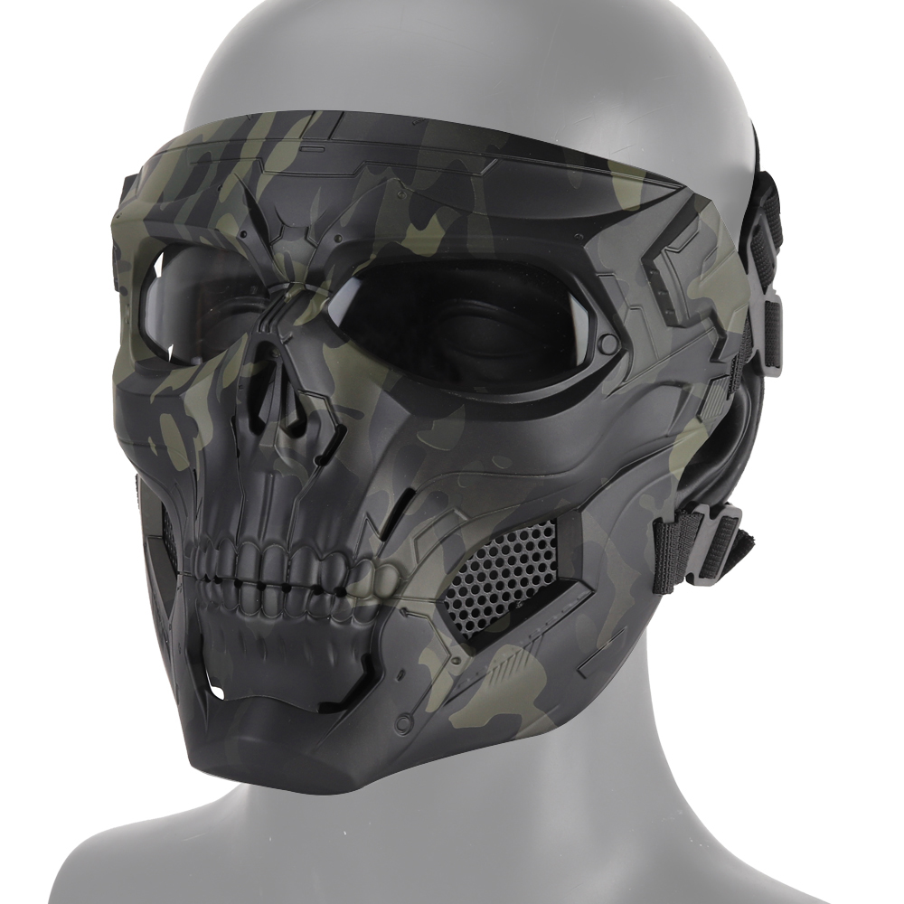 Tactical Scary Full Face Mask Skull Messenger Mask for hunting Airsoft CS Halloween Festival Party Movie props
Tactical Scary Full Face Mask Skull Messenger Mask for hunting Airsoft CS Halloween Festival Party Movie props