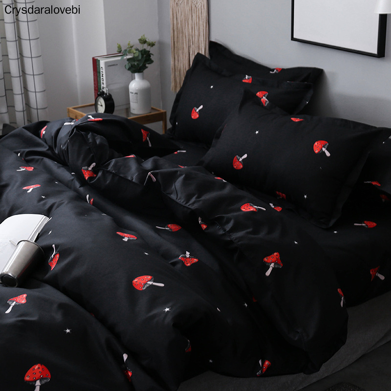 Cute Red Mushroom Pattern Bedding Sets 3/4pcs Super Soft Bed Linings Duvet Cover Bed Sheet Pillowcases Cover Set Queen King Size, As pic
Cute Red Mushroom Pattern Bedding Sets 3/4pcs Super Soft Bed Linings Duvet Cover Bed Sheet Pillowcases Cover Set Queen King Size, As pic