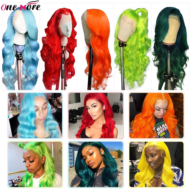 One More Dark Green Human Hair Wig Brazilian Body Wave Human Hair Wigs 150% Pink Red Wigs Orange Lace Front
One More Dark Green Human Hair Wig Brazilian Body Wave Human Hair Wigs 150% Pink Red Wigs Orange Lace Front