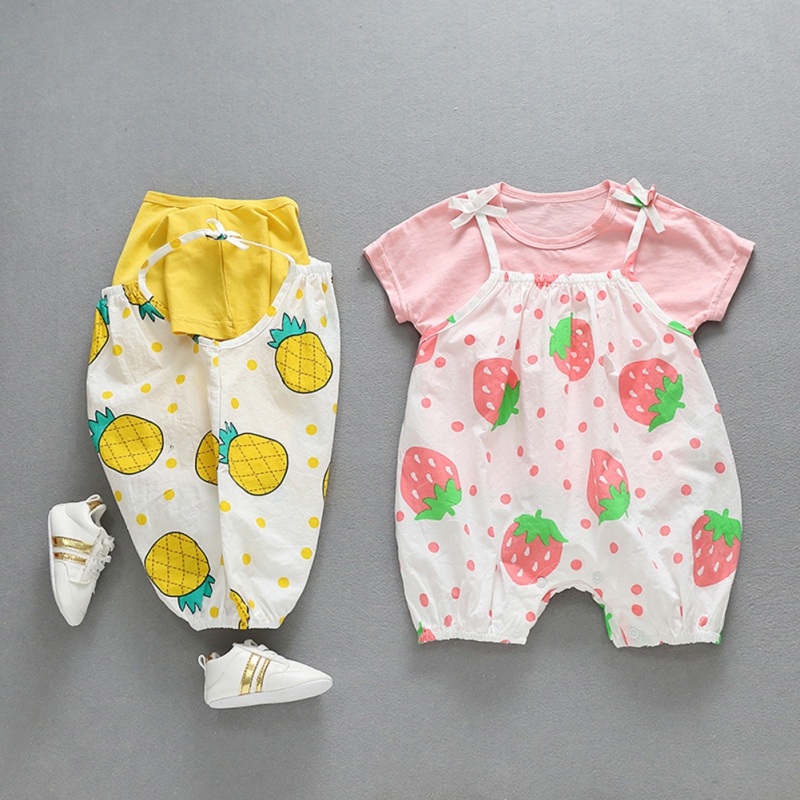 2020 Baby Girl Clothing Set Summer Cotton T Shirt + Sling Shorts Infant Clothes Romper Jumpsuit, Red
2020 Baby Girl Clothing Set Summer Cotton T Shirt + Sling Shorts Infant Clothes Romper Jumpsuit, Red