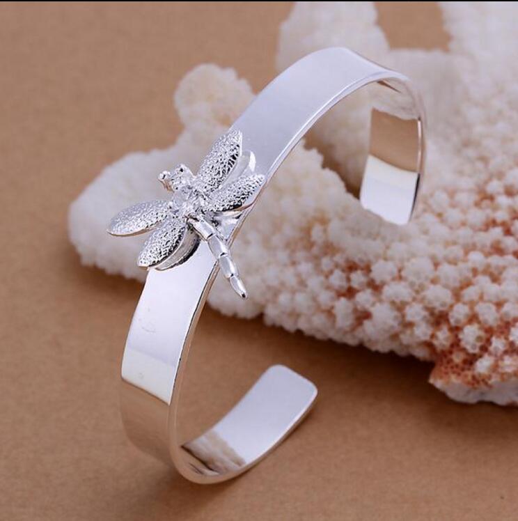 High grade 925 sterling silver Insets Dragonfly Set jewelry sets DFMSS276 Factory direct sale 925 silver necklace bracelet earring ring