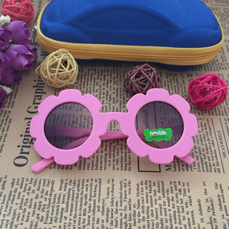 Sunglasses Sunflower Frame Girls Eyeglasses Baby Girl Sun Glasses Children Beach Eyewear Fashion Kids Accessories 6 Colors DHW3589 Z260305