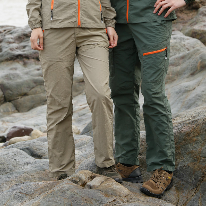 Summer Outdoor Sports Quick Dry Men Camping Fishing Trekking Hiking Pants Women Breathable Removable Waterproof Pant C19041201254F