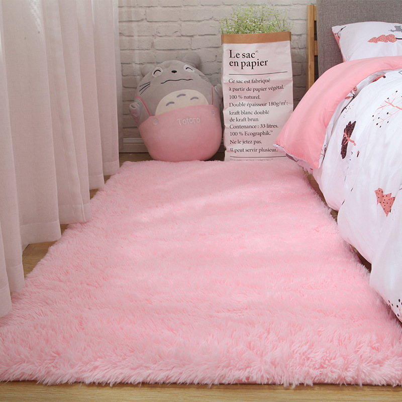 Soft Carpet Living Room Bay Window Homemodern Child Entrance Hall Girl Bedside Hairy Nordic Shaggy Large Size Short Hair Rug, Pink
Soft Carpet Living Room Bay Window Homemodern Child Entrance Hall Girl Bedside Hairy Nordic Shaggy Large Size Short Hair Rug, Pink