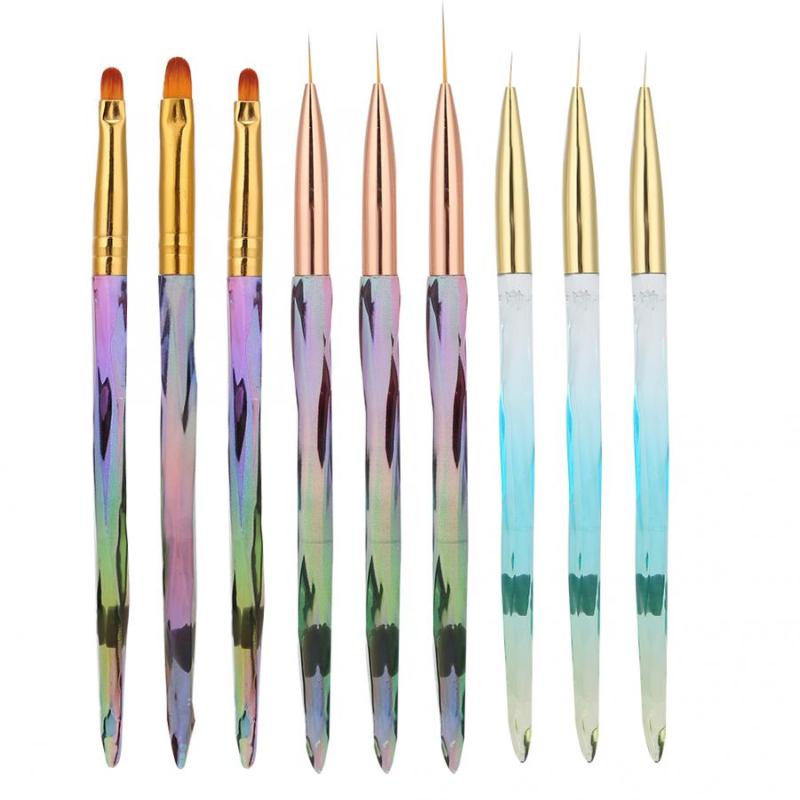 3Pcs Nail Art Brush French Lines Stripe Flower Painting Pattern Brush Acrylic UV Gel Extension Builder Drawing Pen Manicure Tool
3Pcs Nail Art Brush French Lines Stripe Flower Painting Pattern Brush Acrylic UV Gel Extension Builder Drawing Pen Manicure Tool